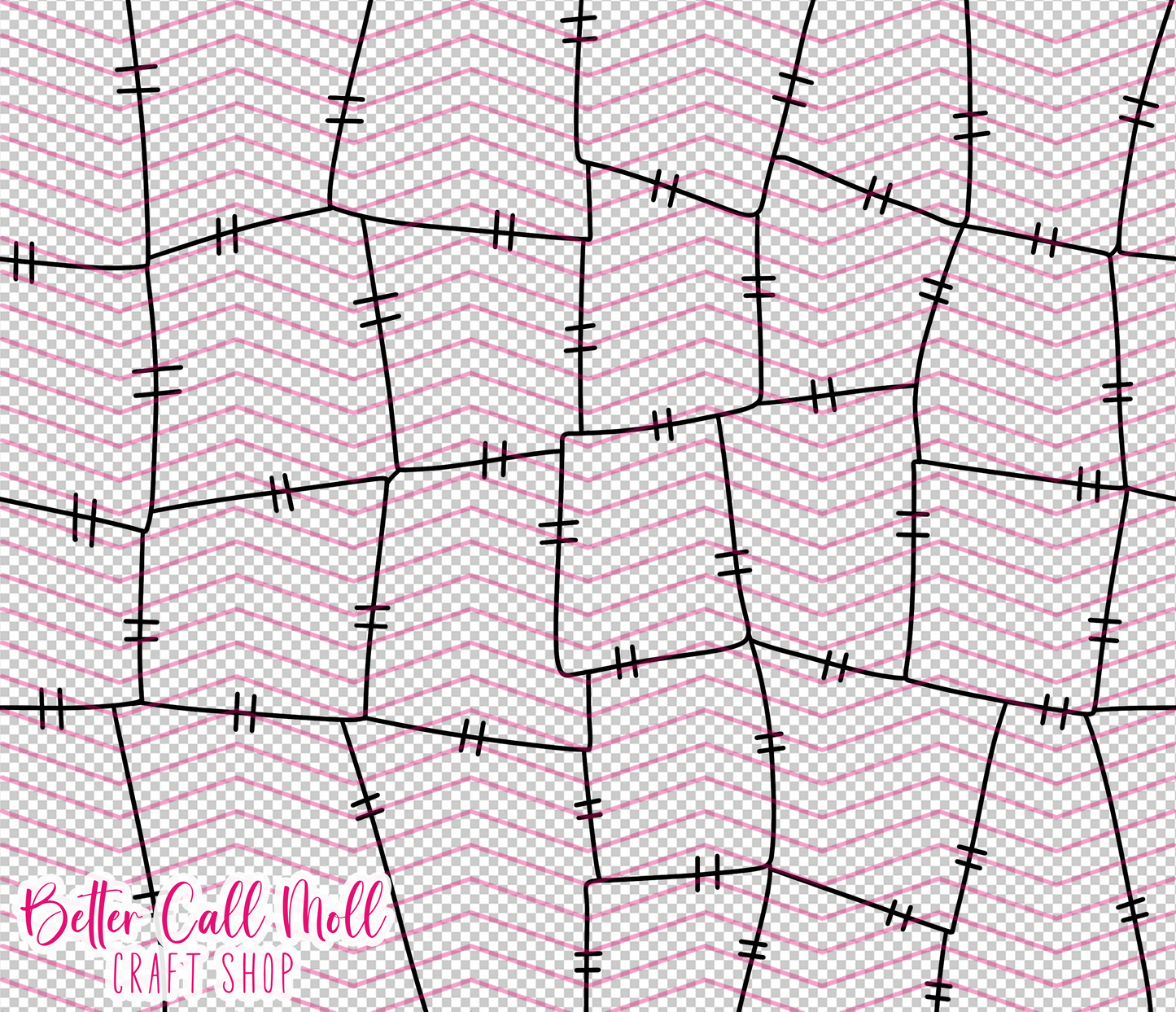 Patchwork Digital Tumbler Template