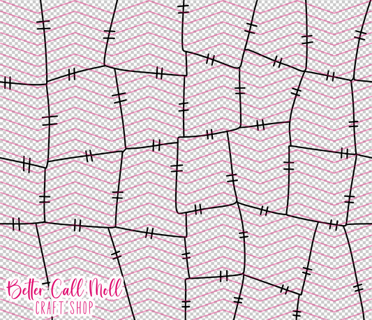 Patchwork Digital Tumbler Template