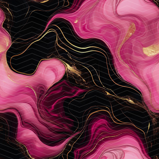 Pink, Black and Gold Marble 2 Digital Seamless Pattern