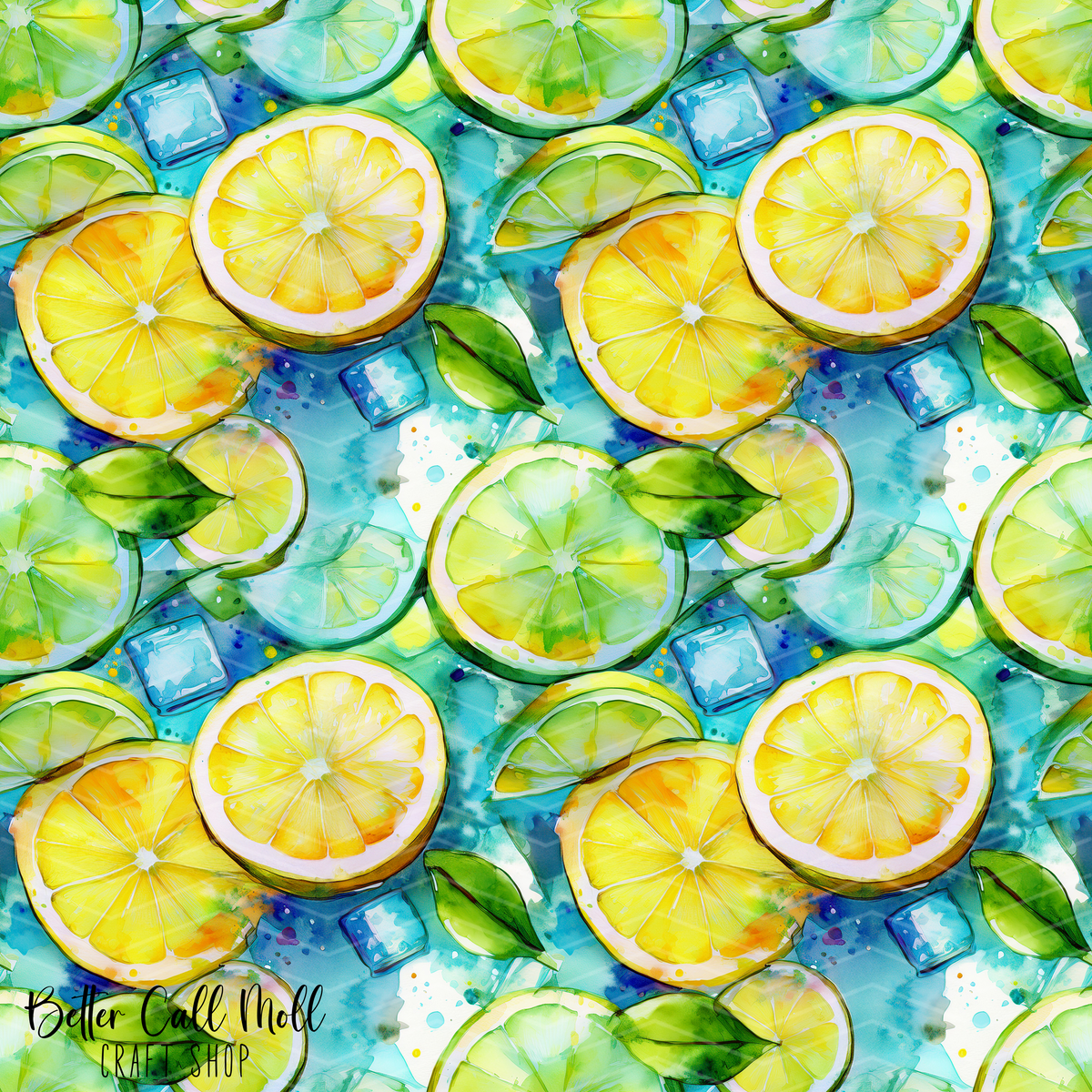 Refreshing Pattern Refreshing Citrus 2 Digital Seamless Pattern – Better Call Moll Craft Shop