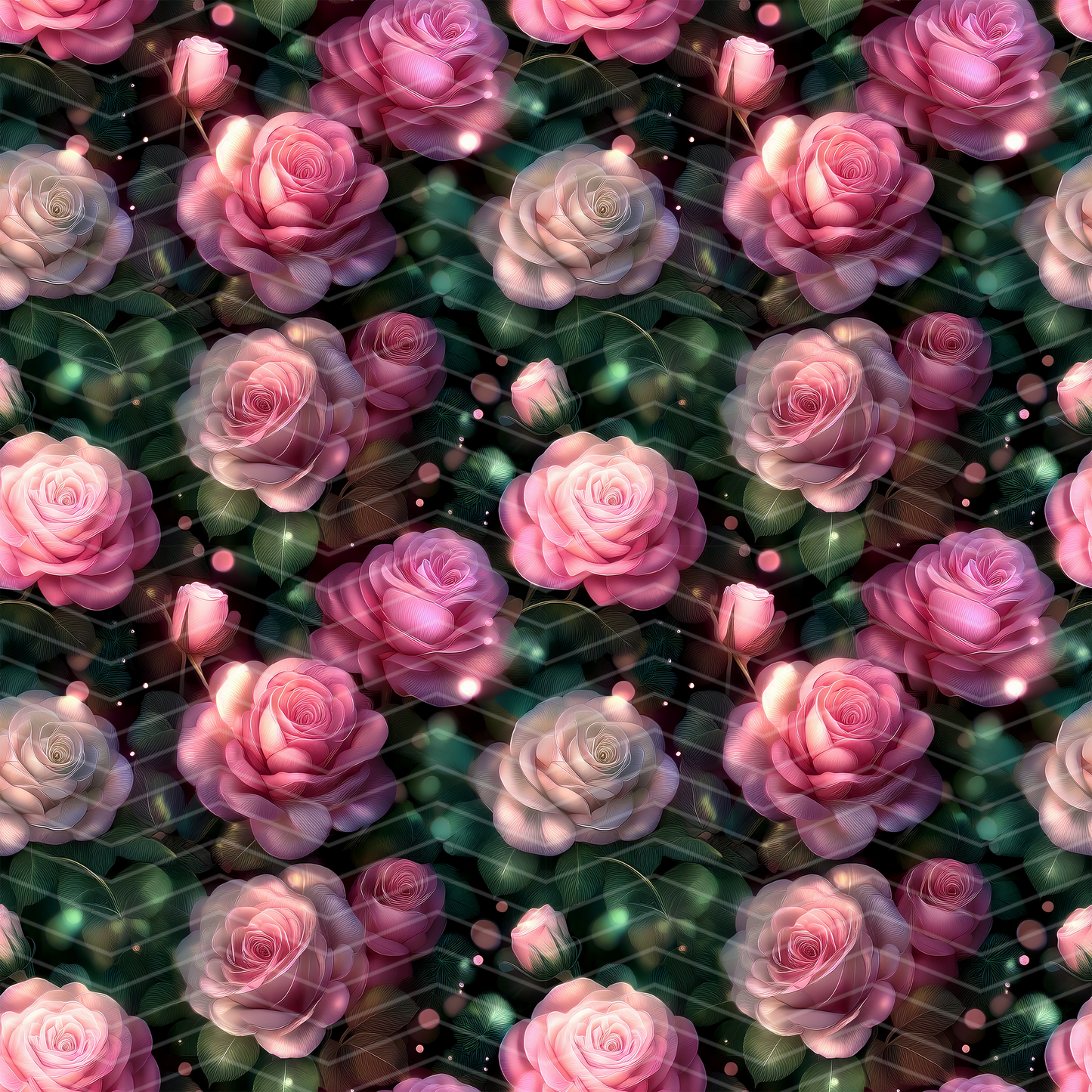 Roses 5 Digital Seamless Pattern