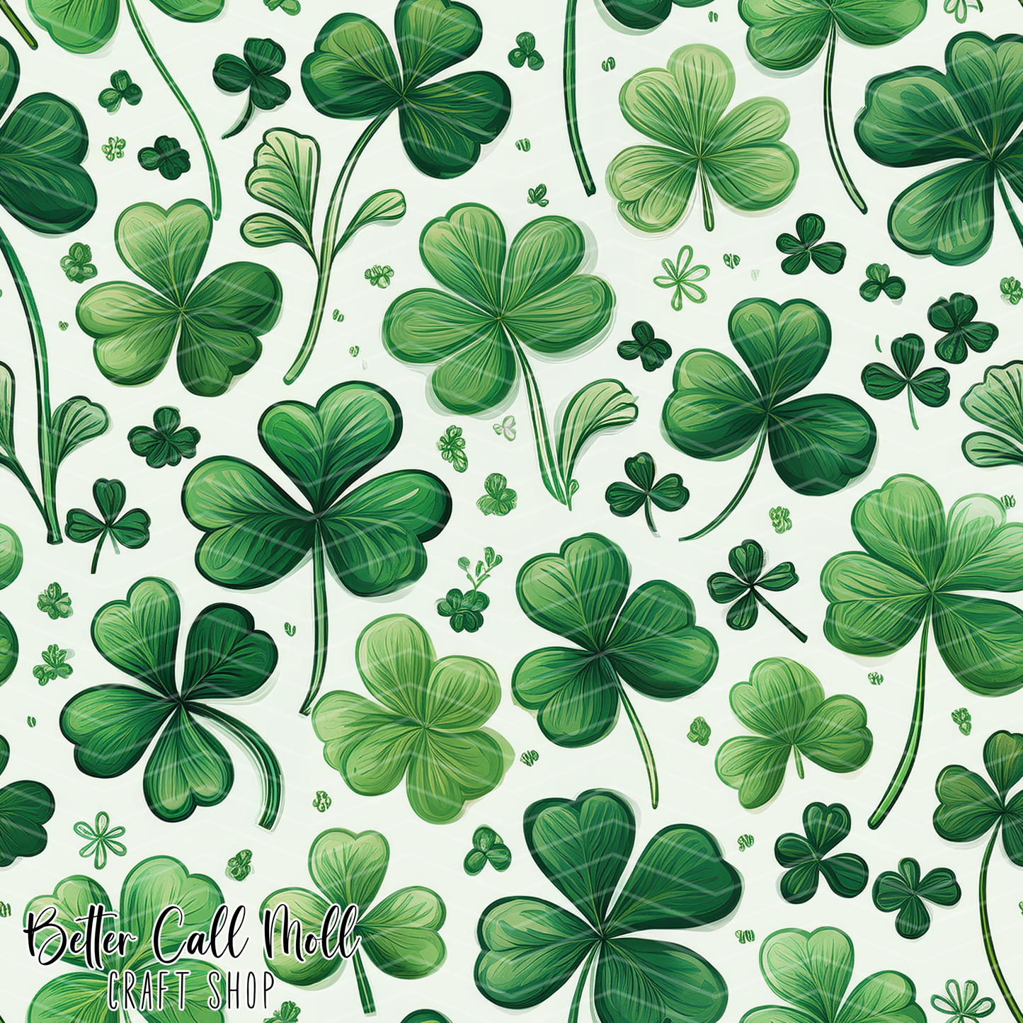 Shamrocks 1 Digital Seamless Pattern