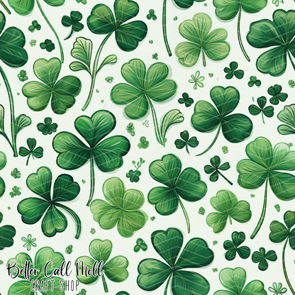 Shamrocks 1 Digital Seamless Pattern
