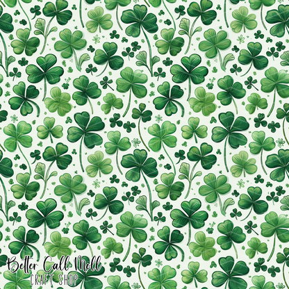 Shamrocks 1 Digital Seamless Pattern