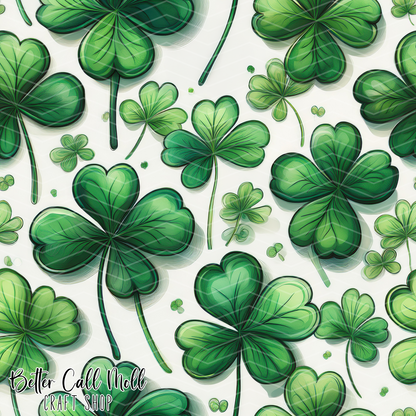 Shamrocks 2 Digital Seamless Pattern