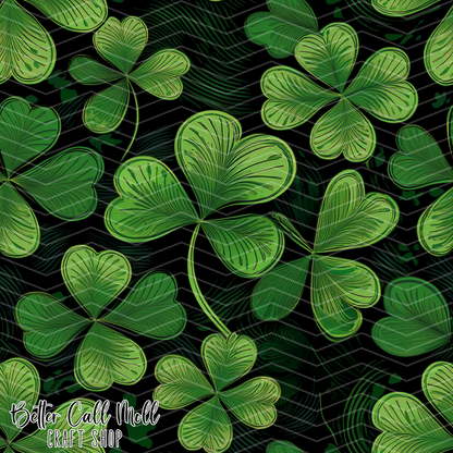 Shamrocks 3 Digital Seamless Pattern