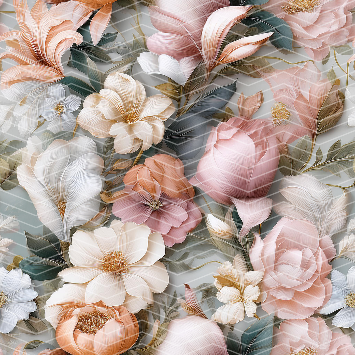 Spring Florals 1 Digital Seamless Pattern