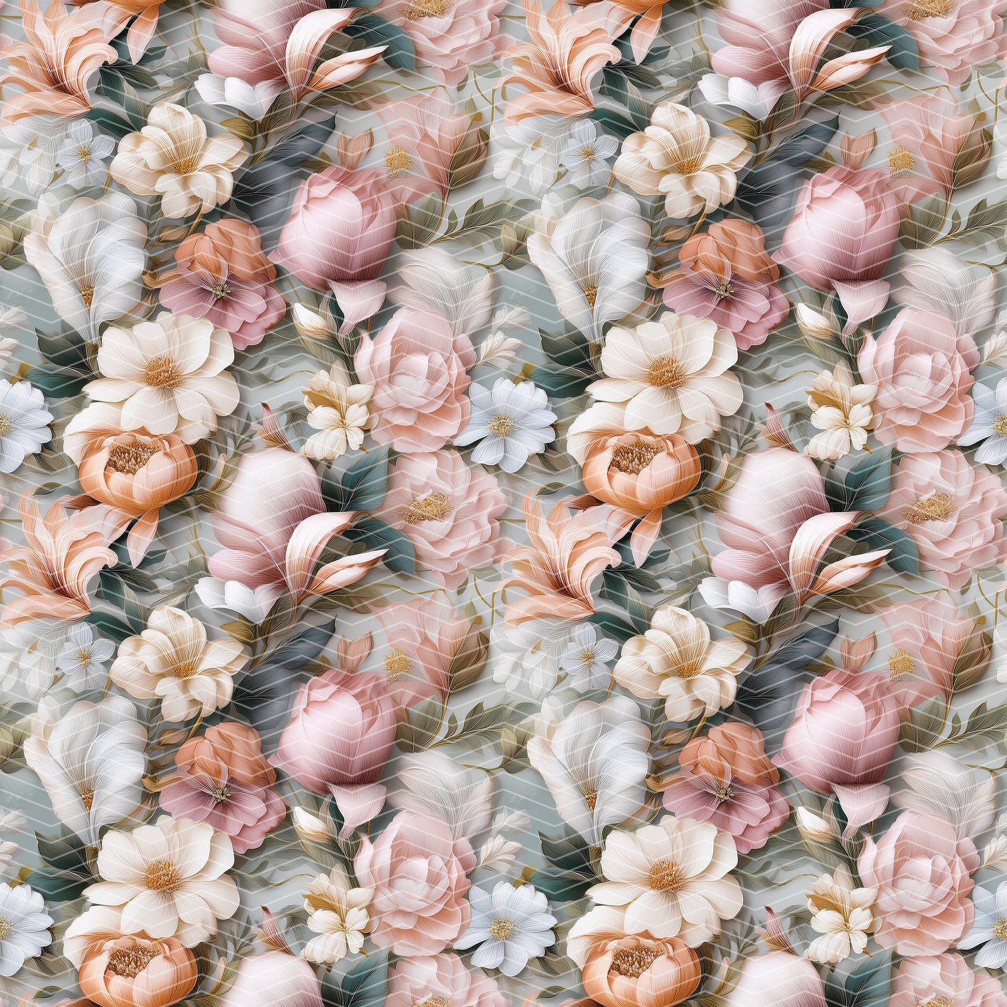 Spring Florals 1 Digital Seamless Pattern