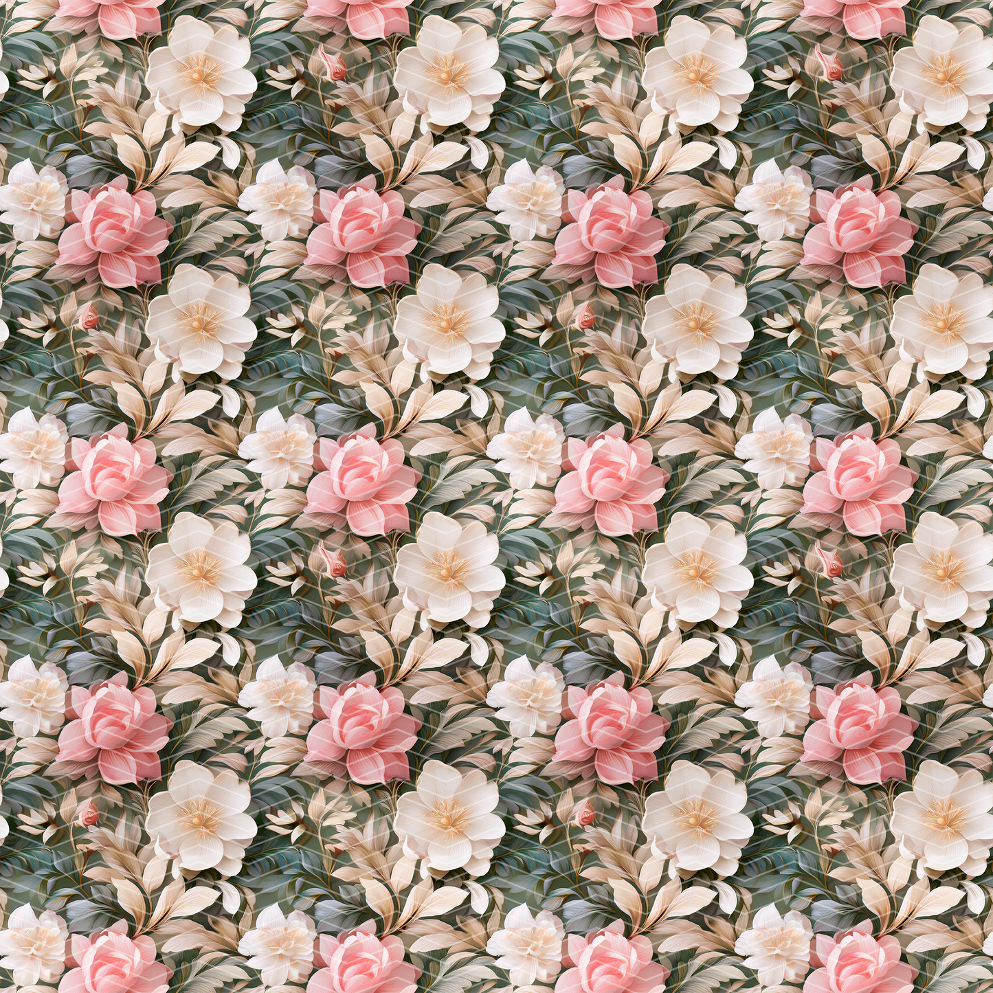 Spring Florals 2 Digital Seamless Pattern