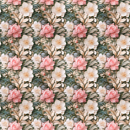 Spring Florals 2 Digital Seamless Pattern