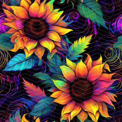 Sunflowers 3 Digital Seamless Pattern