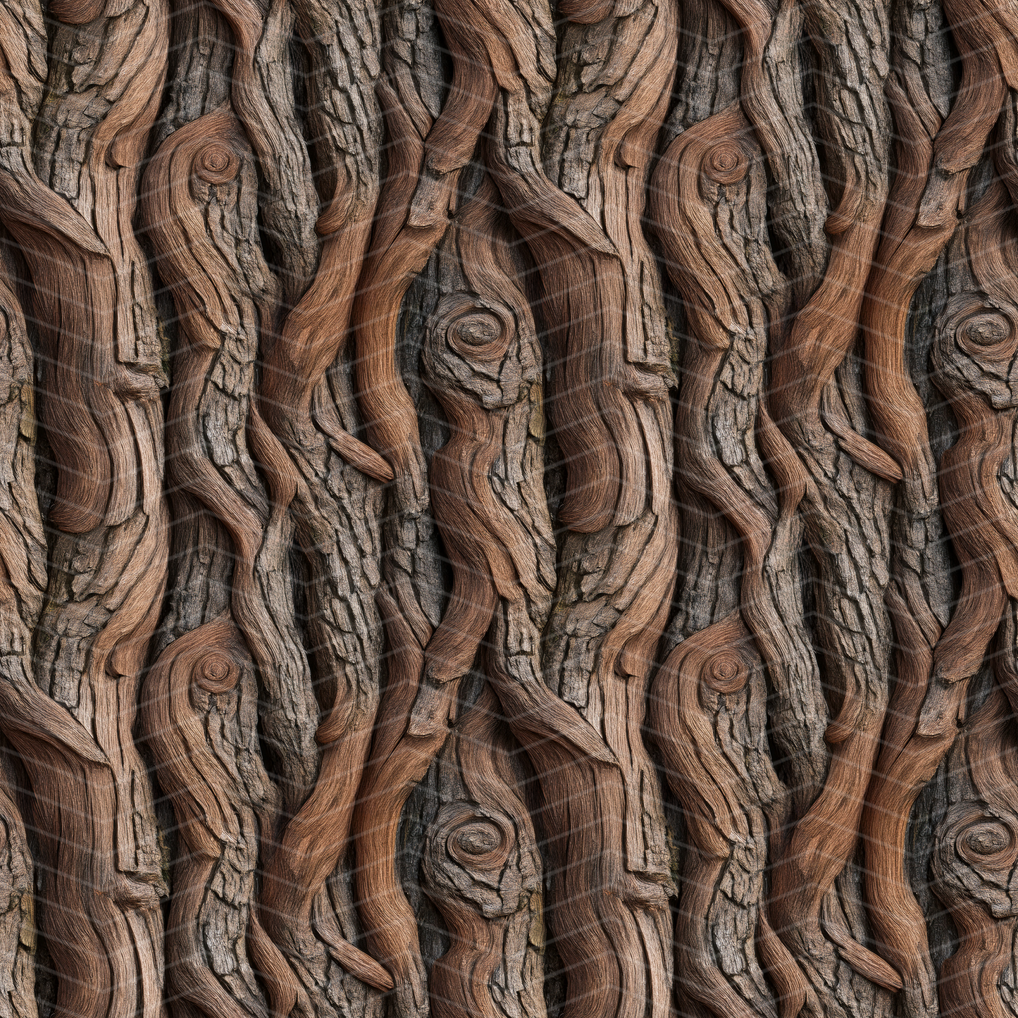 Tree Bark 2 Digital Seamless Pattern