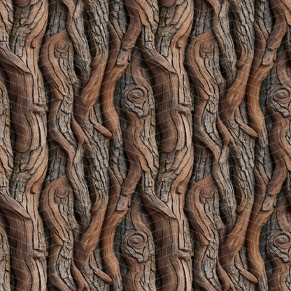 Tree Bark 2 Digital Seamless Pattern