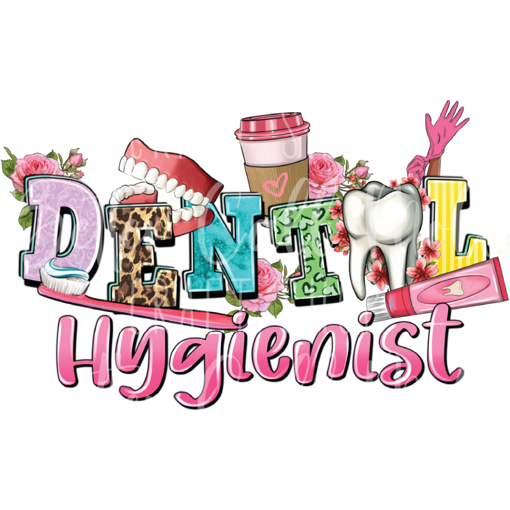 Dental Hygienist UV DTF Decal