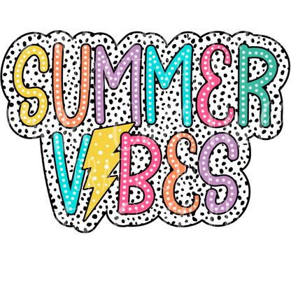 Summer Vibes UV DTF Decal