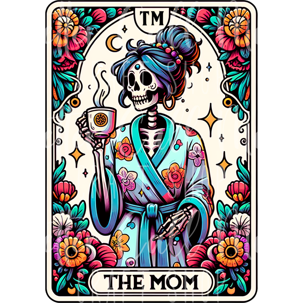 The Mom Tarot UV DTF Decal