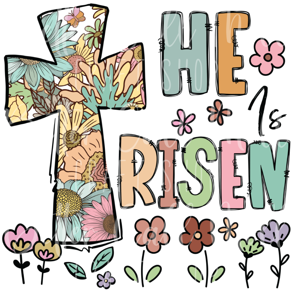 He is Risen UV DTF Decal