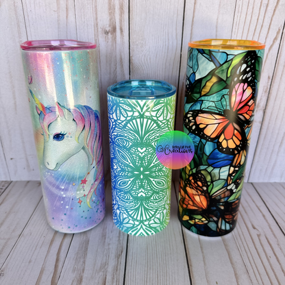 Colorful Slide Lid for 15oz and 20oz Skinny Tumblers 