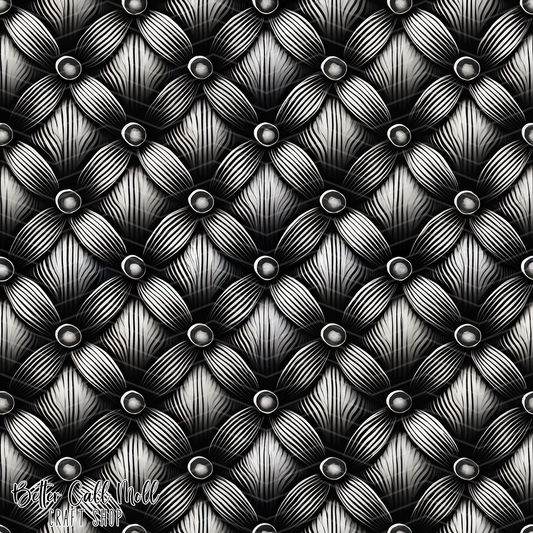 Shadow Petals Digital Seamless Pattern