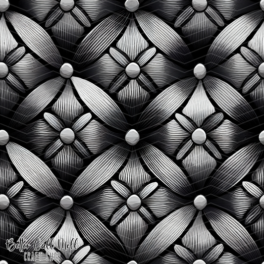 Shadow Petals 2 Digital Seamless Pattern