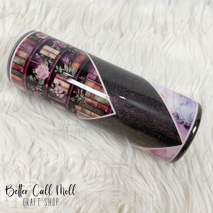 20oz Bookshelf Insulated Stainless Steel Coated Tumbler