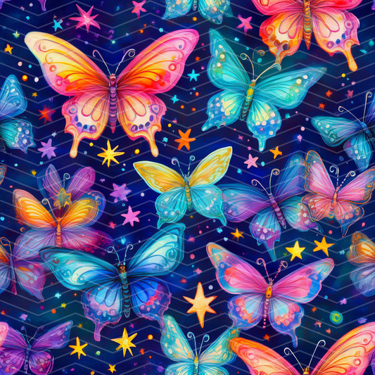 Butterflies 4 Digital Seamless Pattern