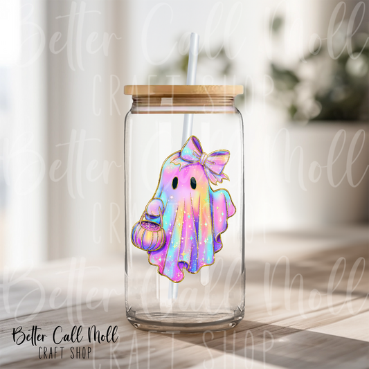 D225 - Sparkle Ghoul UV DTF Decal