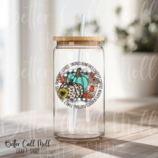 D066 - Fall Elements UV DTF Decal