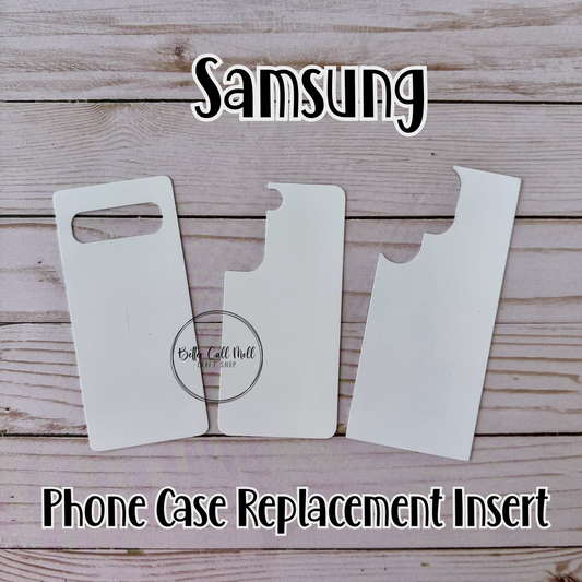 Replacement Sublimation Insert for Samsung Phone Case (Case NOT Included)