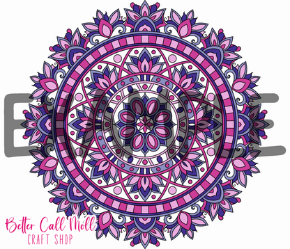 Mandala Digital Tumbler Template