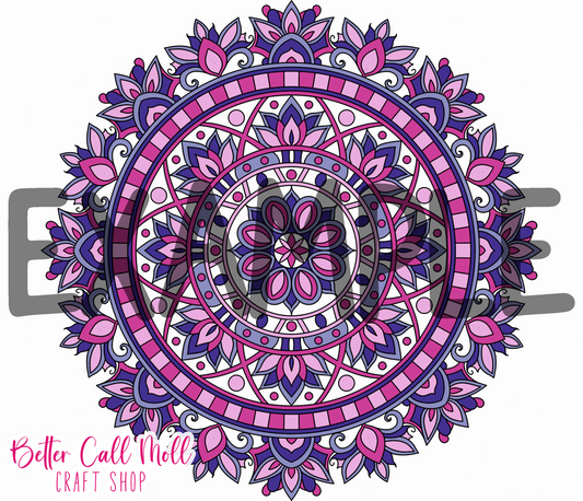 Mandala Digital Tumbler Template
