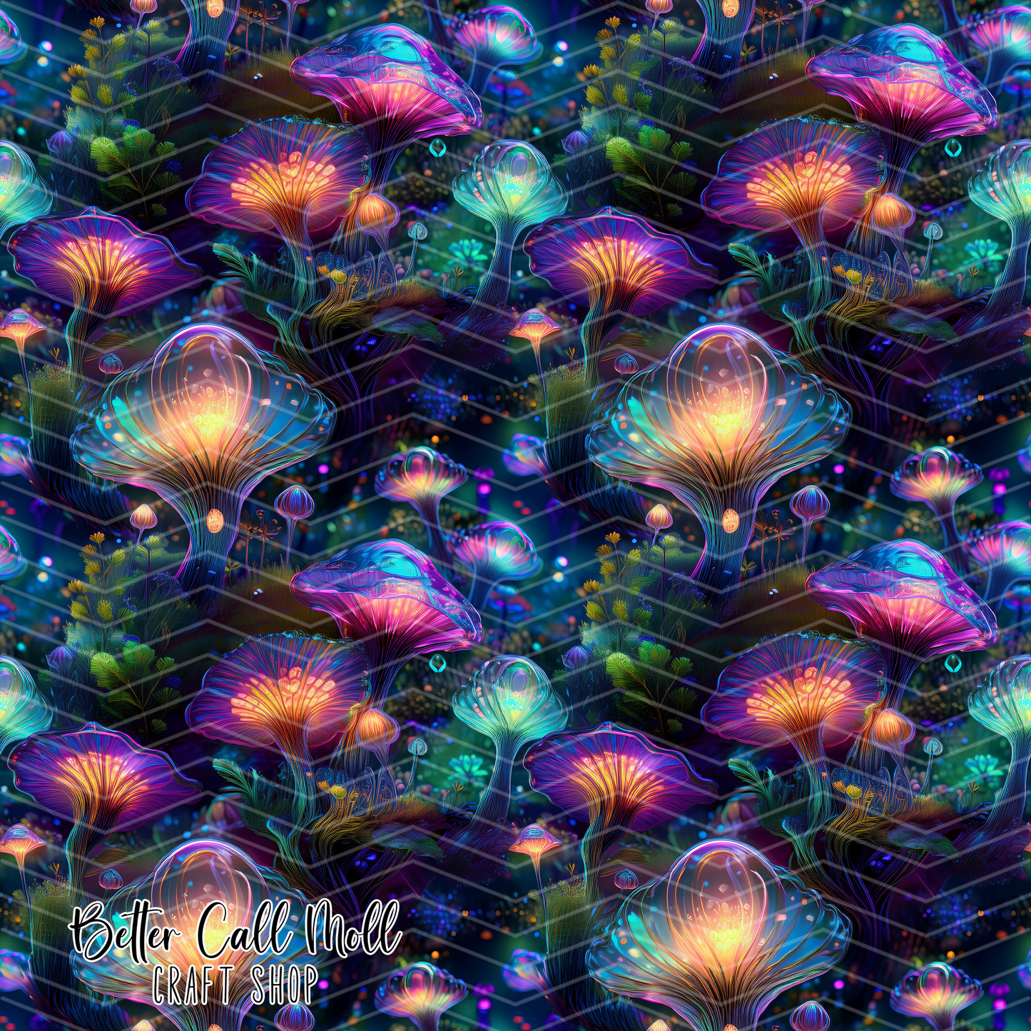 Fairy Garden 2 - Tiled Printed Vinyl