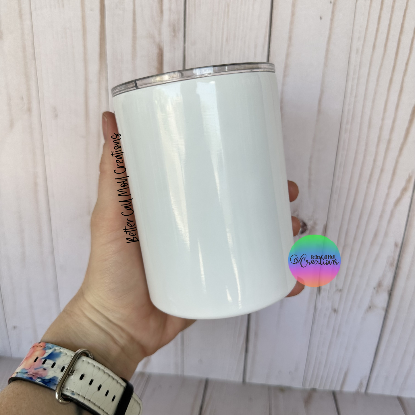 10oz Glossy Lowball Sublimation Tumbler