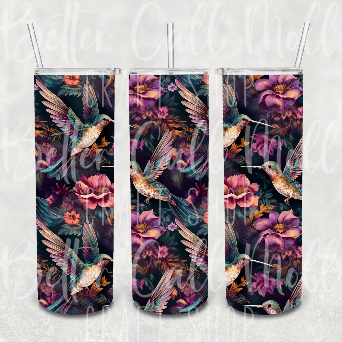 Hummingbird 1 Digital Tumbler Wrap