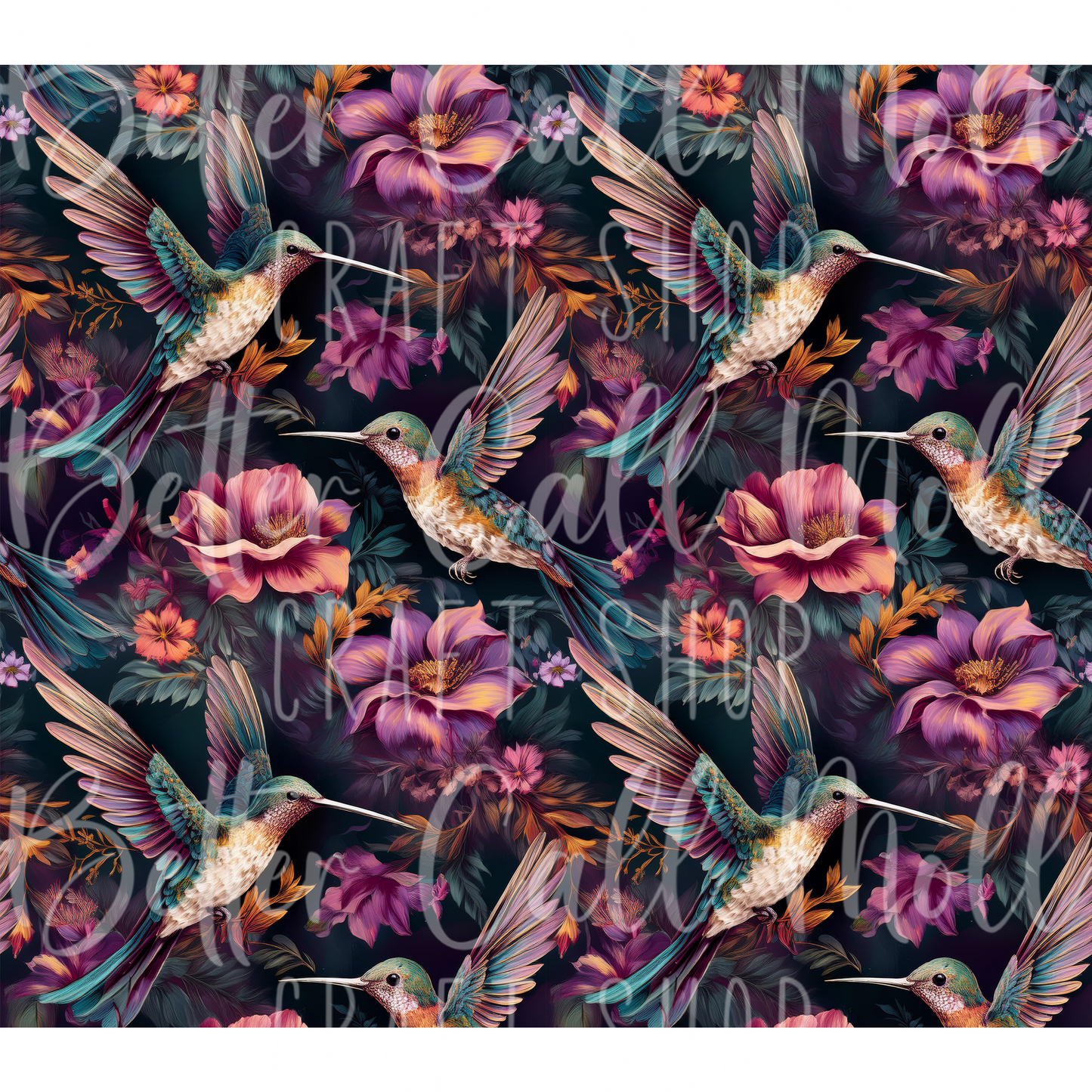 Hummingbird 1 Digital Tumbler Wrap