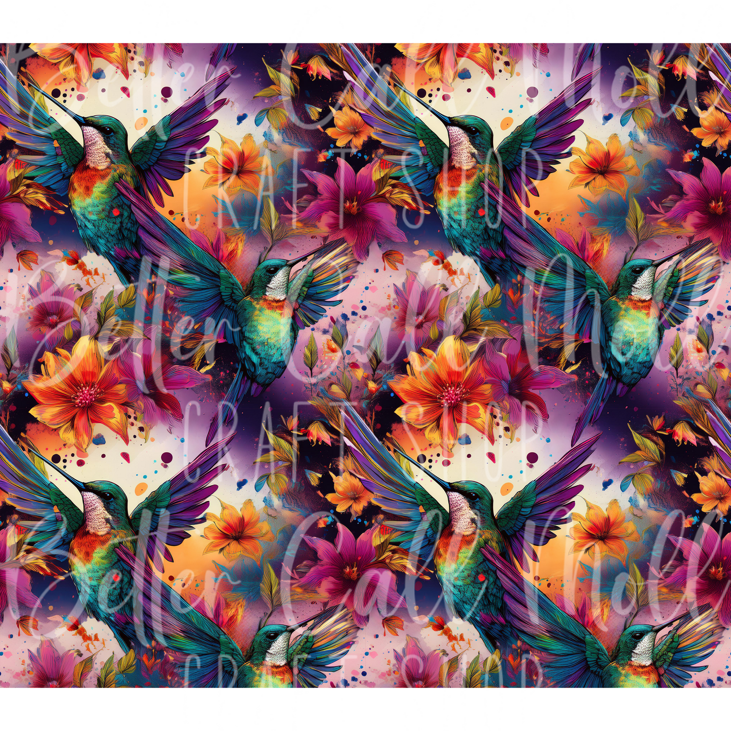 Hummingbird 2 Digital Tumbler Wrap