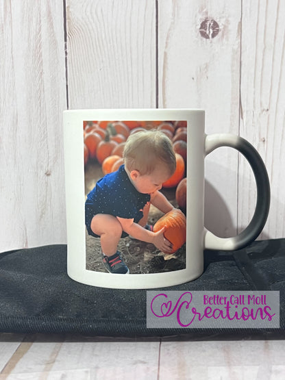 Thermal Black to White 11oz Sublimation Ceramic Mug