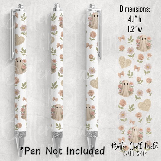Lace Ghost 2 UV DTF Pen Wrap