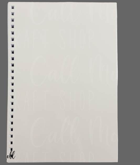 A5 Spiral Notebook Sublimation Blank - NO BINDING