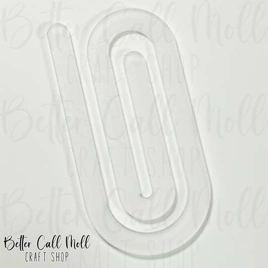 Paper Clip Acrylic Sublimation Blank