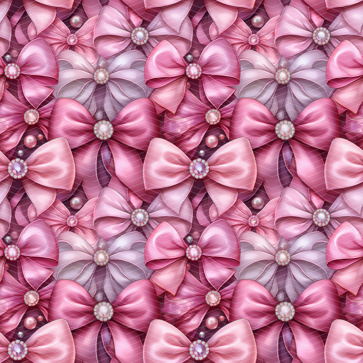 Pink Bows Pattern Pink Bows Digital Seamless Pattern – Better Call Moll Craft Shop