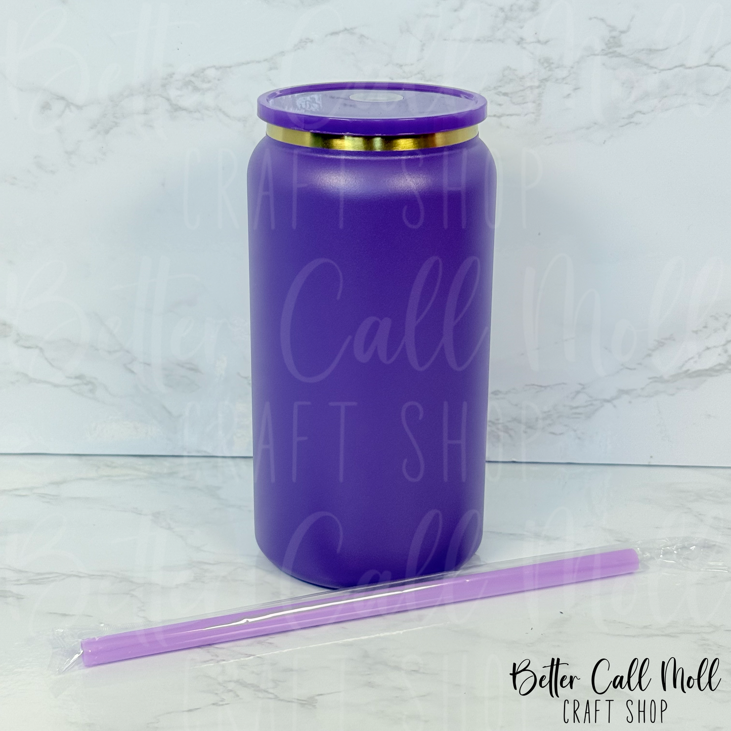 16oz Gold Plated Powder Coated STAINLESS STEEL Tumbler