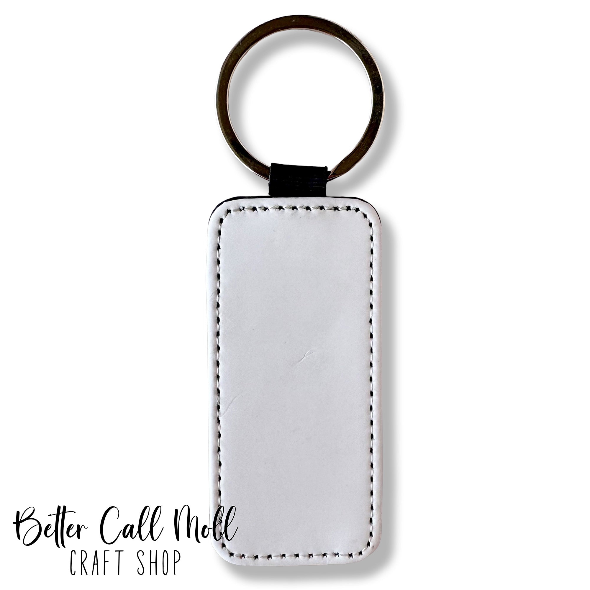 Faux Leather Keychain Sublimation Blank | Multiple Shapes – Better