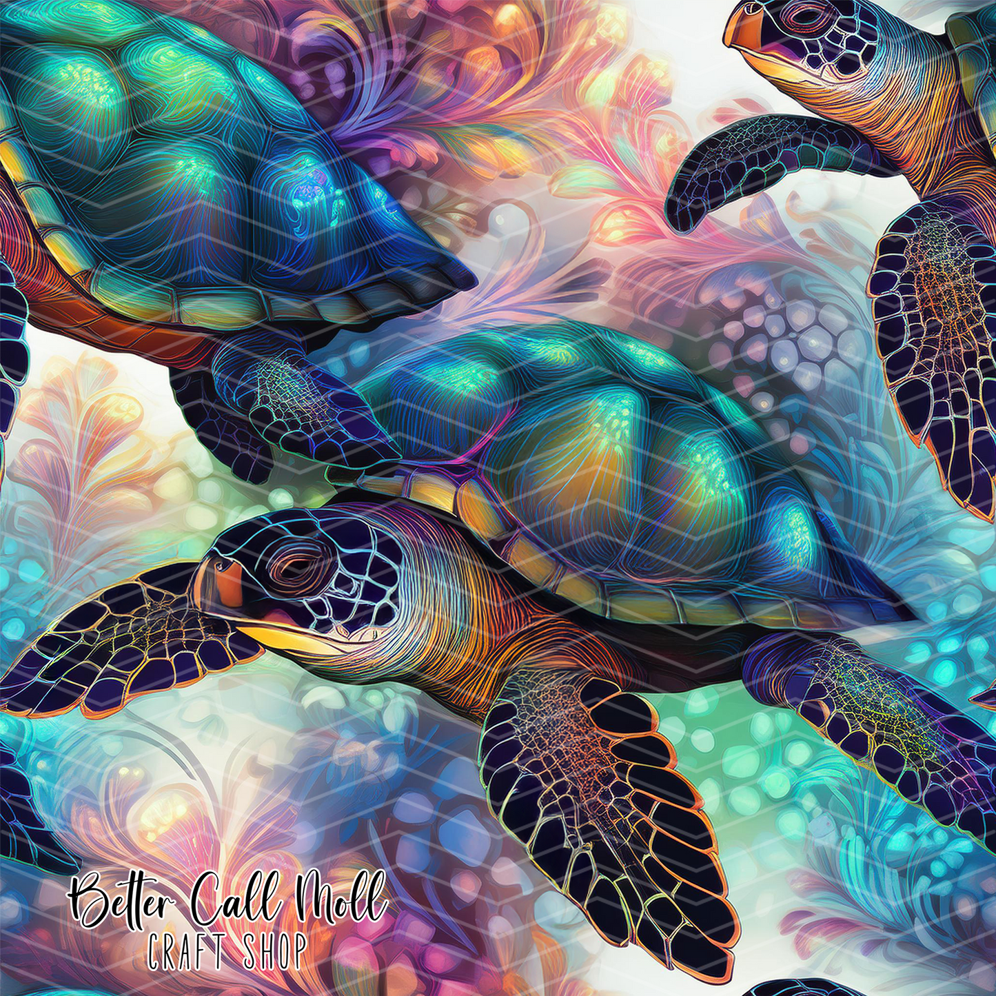 Sea Turtles 1 Printed Vinyl