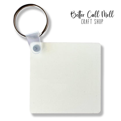 MDF Keychain Sublimation Blank | Multiple Shapes