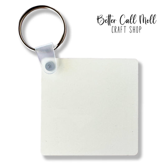 MDF Keychain Sublimation Blank | Multiple Shapes