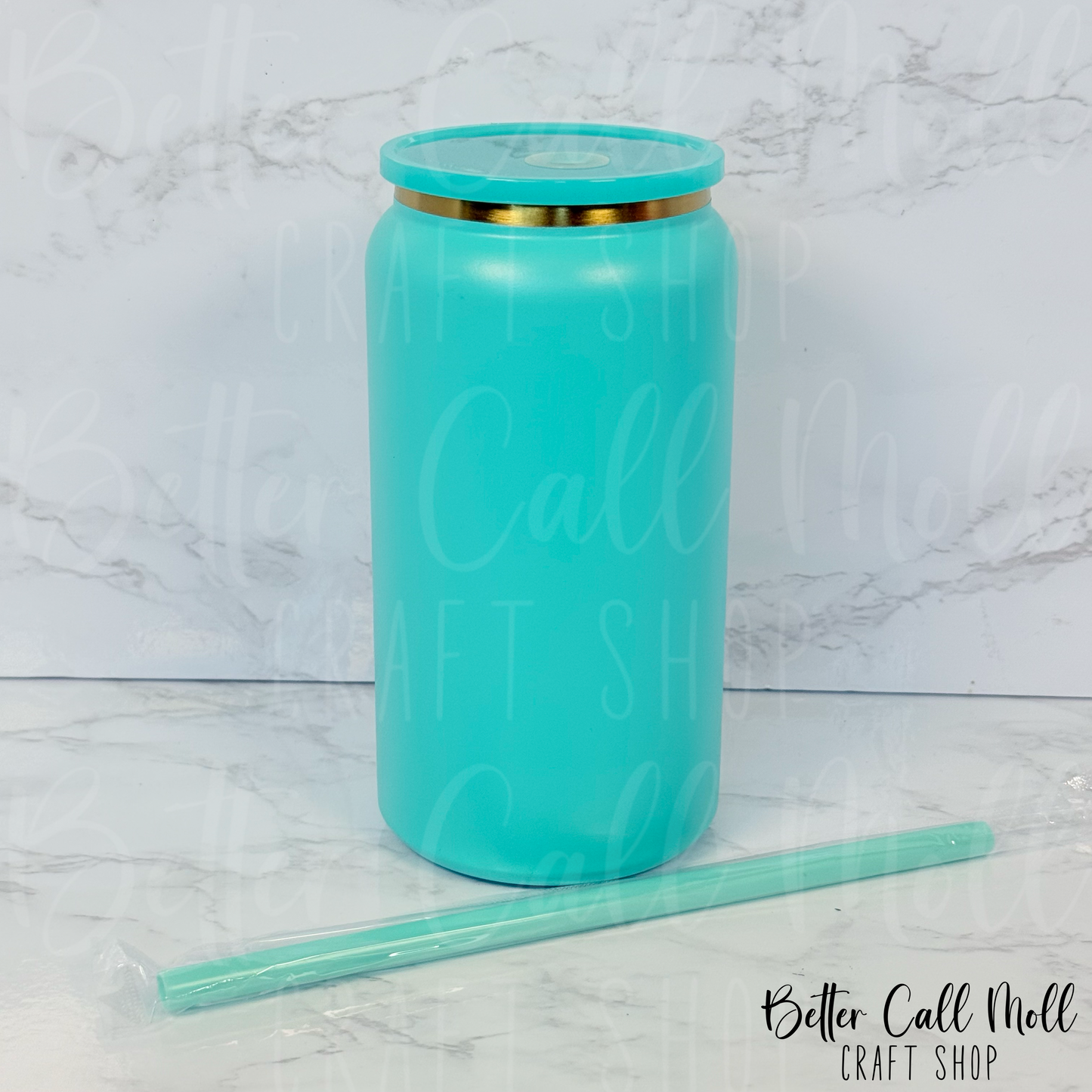 16oz Gold Plated Powder Coated STAINLESS STEEL Tumbler