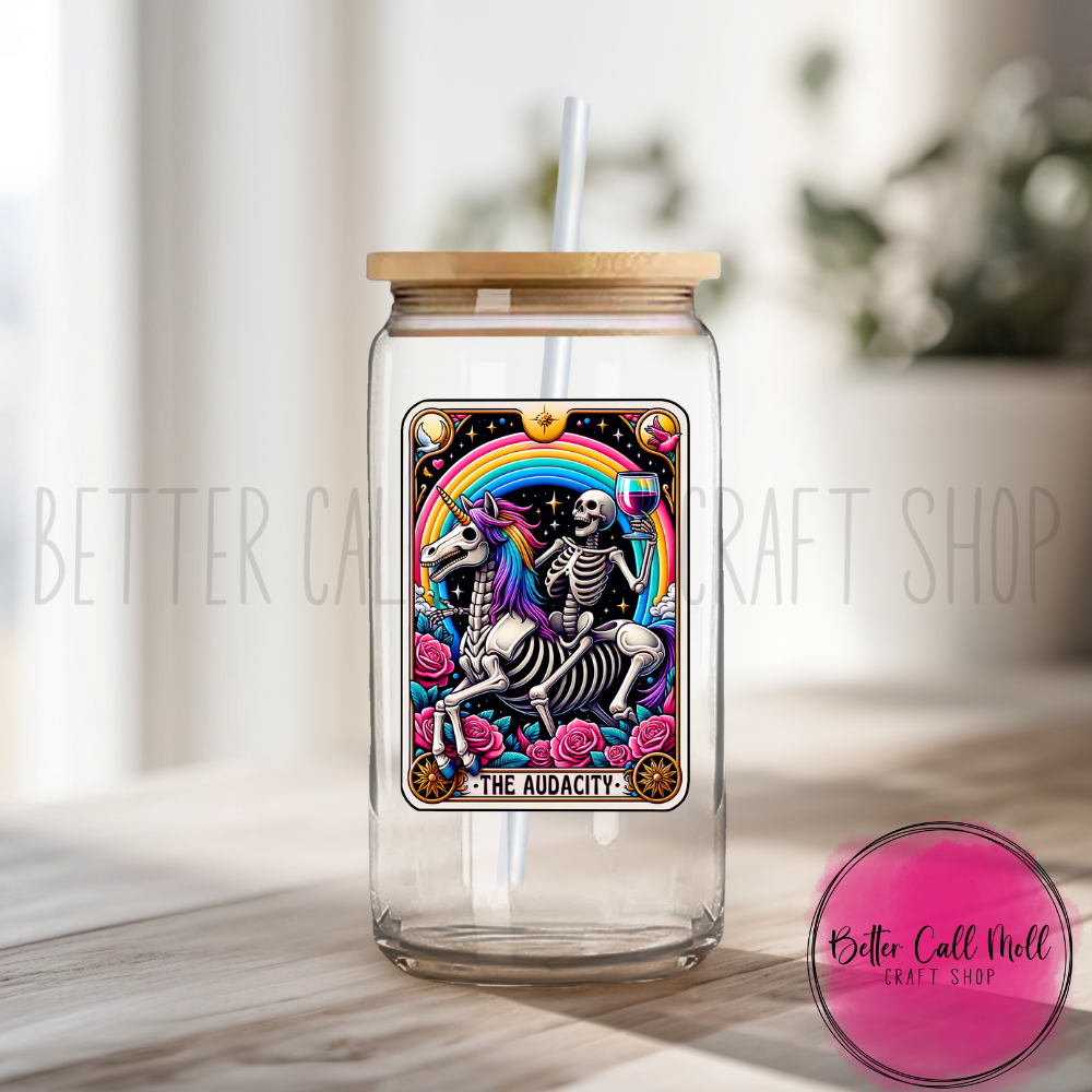 The Audacity Tarot UV DTF Decal