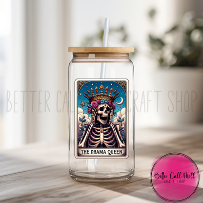 The Drama Queen Tarot UV DTF Decal