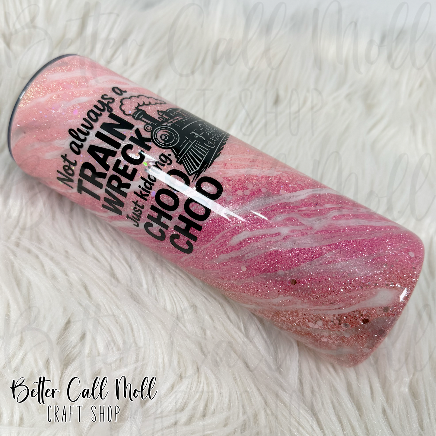 20oz Train Wreck Milky Way Insulated Stainless Steel Coated Tumbler